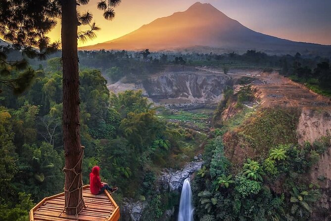 Selogriyo Temple and Trekking Java Rice Terraces, hidden waterfall -Nature Java - Lunch, coffee, and the real cost of the day