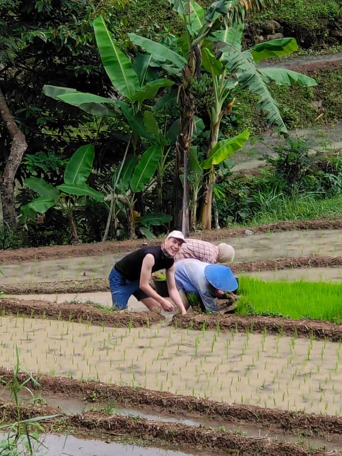 Selogriyo Temple, treking Java Rice Terrace & waterfall - Swimming at Kedung Kayang waterfall