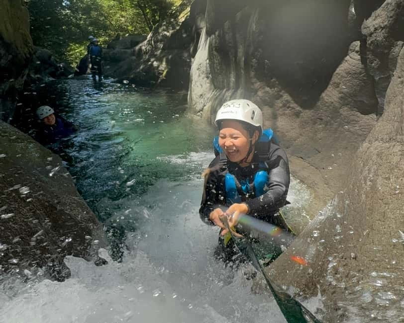 Shizuoka : Mt Fuji Secret Canyon River Trekking - Swimming through clear natural pools