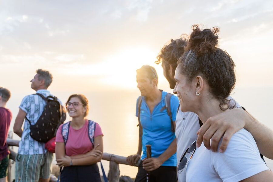 Stromboli: Sunset Trekking at Sciara del Fuoco - Reaching Sciara del Fuoco at sunset