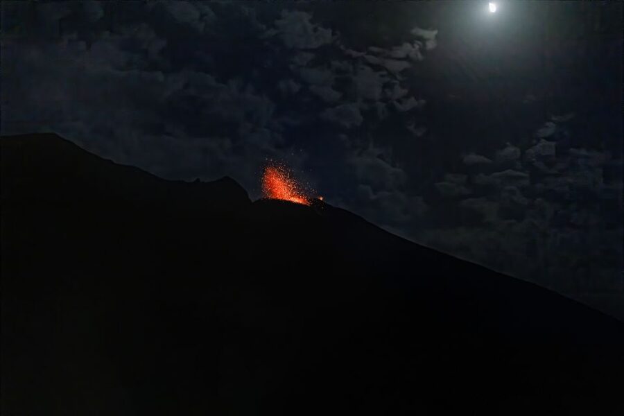 Stromboli: Sunset Trekking at Sciara del Fuoco - The first climb through Stromboli’s lower slopes