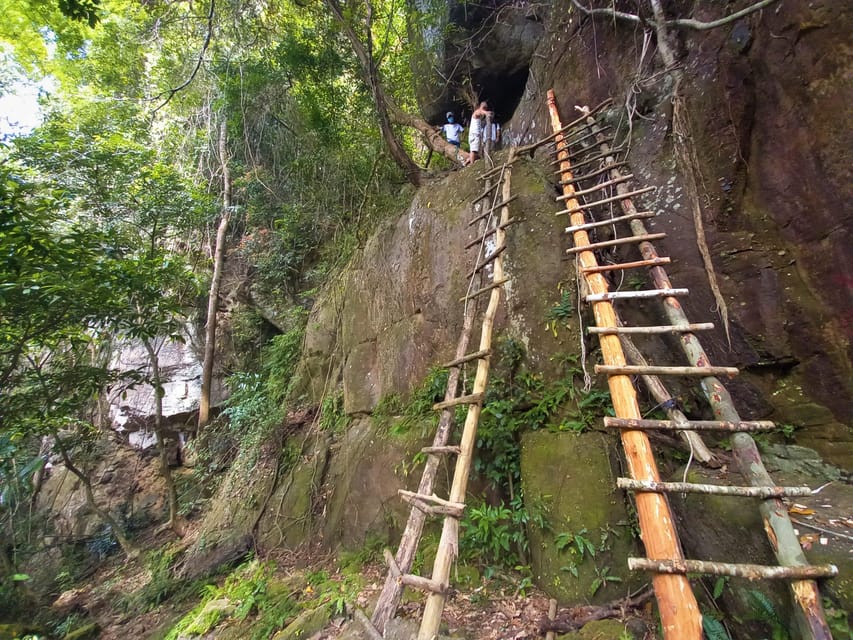 Tien Son Dinh 1-Day Trekking Tour Phu Quoc - Into the forest: steep trails, rocks, and rapids
