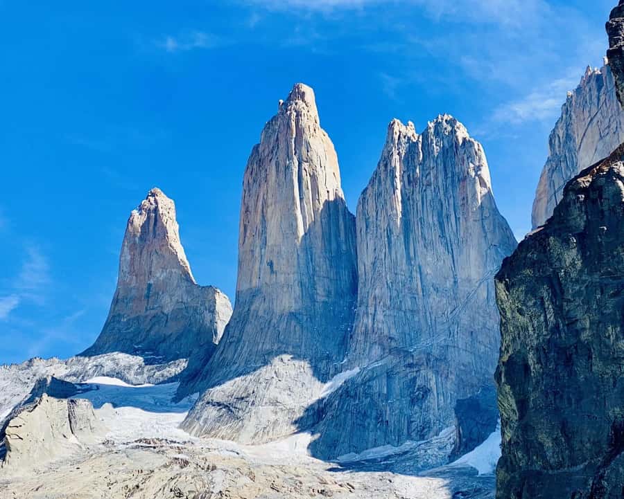 Torres del Paine: Base Torres Trekking - Crossing the Stream and Entering Lenga Forest