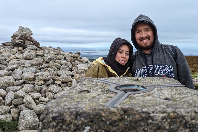 Trek the Tombs and Trails in the Dublin Mountains - High ground, Dublin Bay, and an untouched cairn