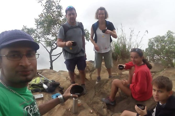 Trek to Little Adam's Peak and Nine Arches Bridge In Ella - Climbing Little Adam’s Peak through tea country