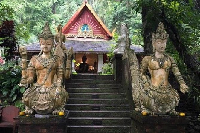 Trekking at the Monk Trail and Doi Suthep Temple Private Tour - Wat Pha Lat, the quiet temple on the hillside