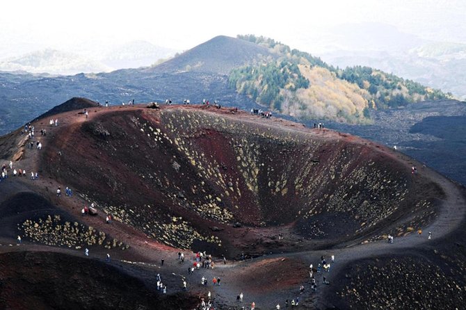 Trekking in the morning on Mount Etna - Walking the extinct craters near 2,000 meters