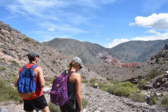 Trekking Purmamarca - Walking through a dry river bed