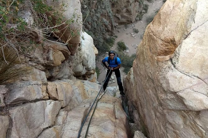 Trekking + Rapeles + Terma de Cacheuta ("Thermal Water Park") - From Mendoza to the dry mountains of Cacheuta
