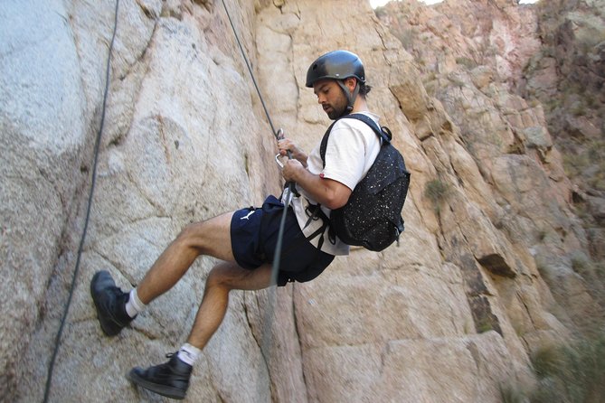 Trekking + Rapeles + Terma de Cacheuta ("Thermal Water Park") - Three hours on the Virgin of Cacheuta trail