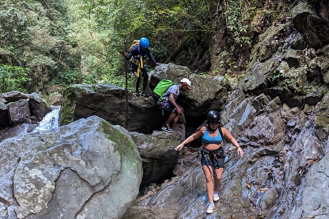 Trekking/rappelling waterfalls in Dominican Republic - Tabernacle Waterfall raises the stakes