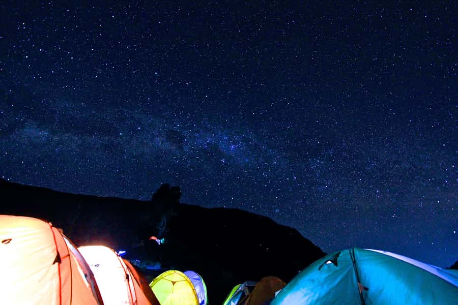 Trekking Rinjani One Day Trek Senaru Crater Rim - Savanna, steep ground, and the long push upward