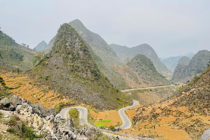 Trekking the White Cliff Ma Pi Leng Pass Adventure - H’Mong village life along the cliffside