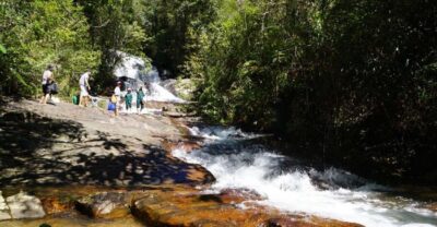 Trekking to Hidden Waterfall & Sturgeon Farm for dog-lovers