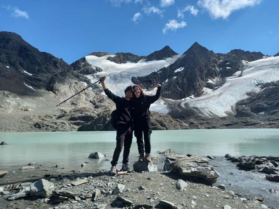 Trekking to Vinciguerra glacier and Tempanos lagoon - Los Tempanos Lagoon and the glacier approach
