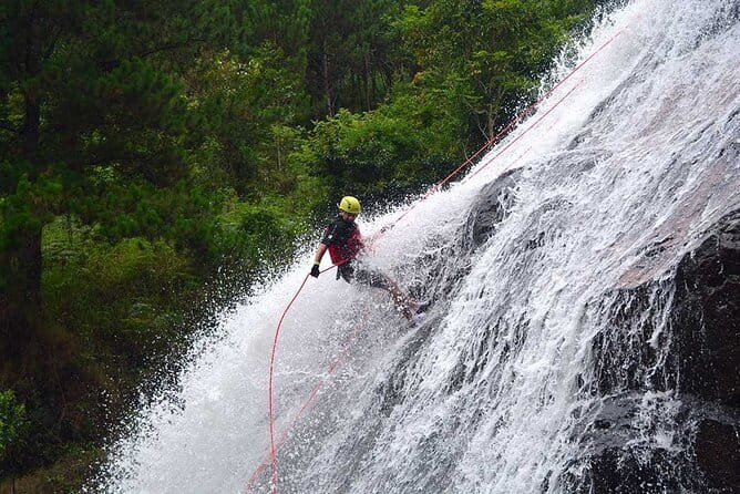 Trekking Tour to Hidden Waterfall & Sturgeon Farm for dog-lovers - Reaching the waterfall by forest path