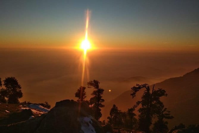 Triund Trek & Snow Line Trek - The first climb, with Bhagsu Waterfall nearby