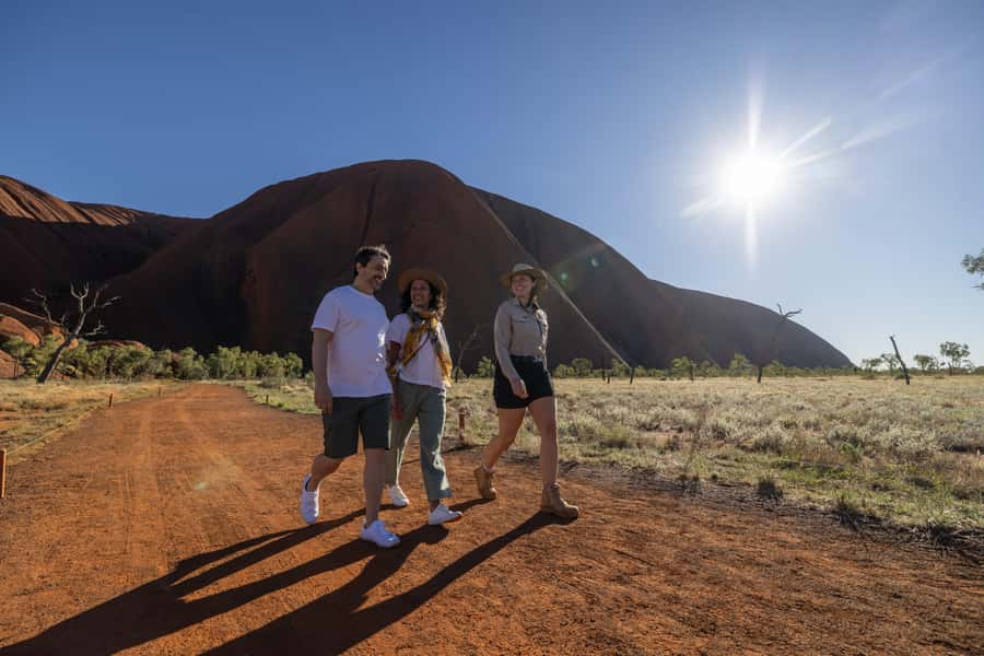 Uluru: Guided Trek of Uluru's Base in a Small Group - Sunrise beside Uluru