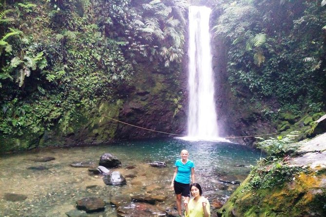 volcano hike and jungle trekking adventure - Rice fields, rivers, and rainforest views